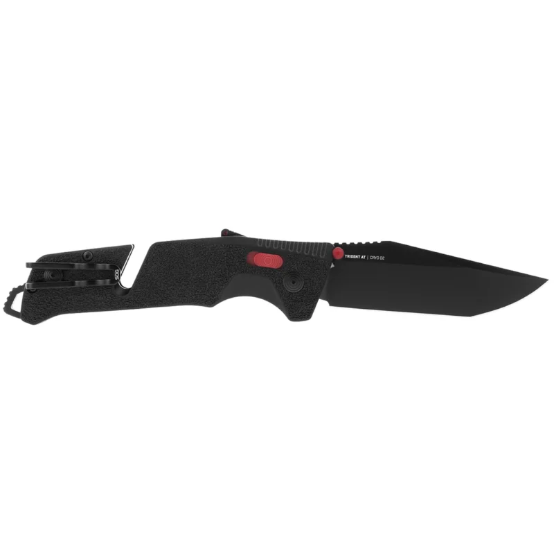 SOG Trident AT Folding Knife [SOG11120441] - Black and Red - Gearboss Canada