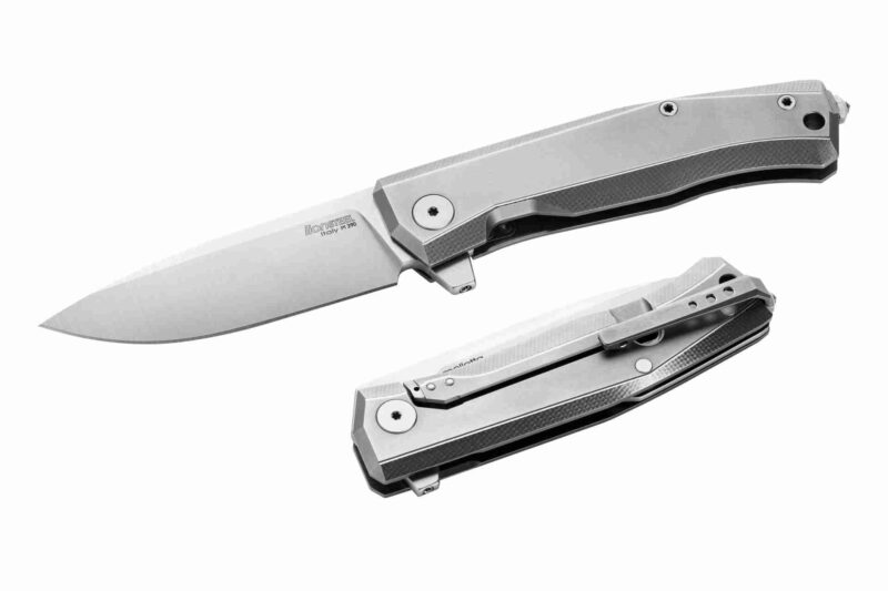 Lionsteel Knives Myto Flipper Titanium [MT01 GY] - Gearboss Canada